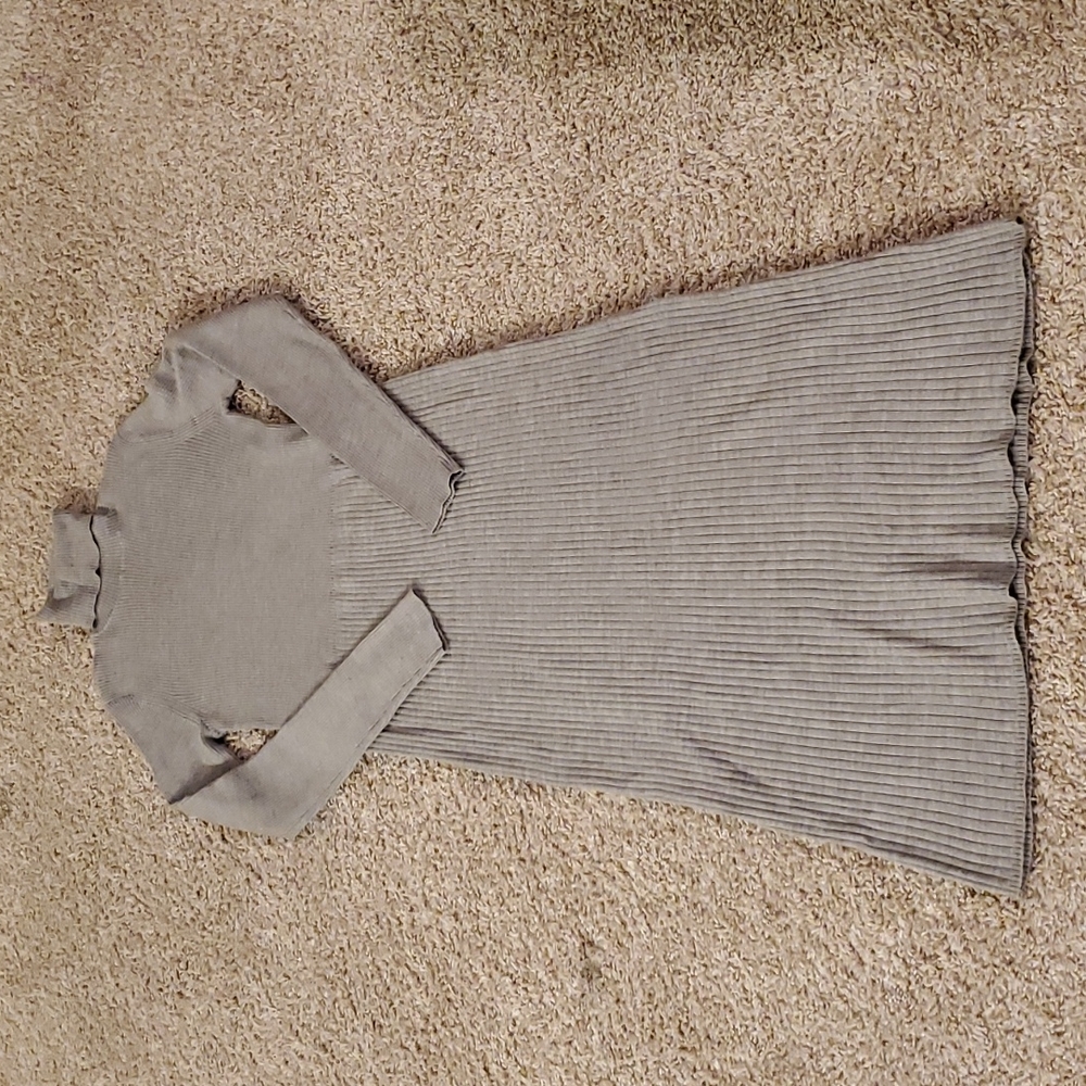 Uniqlo Knit Ribbed Turtleneck Dress